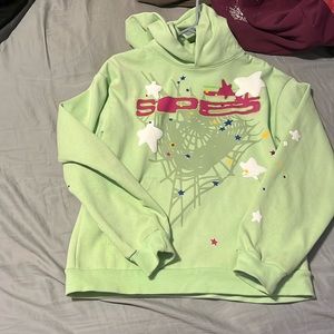 Green sp5der hoodie